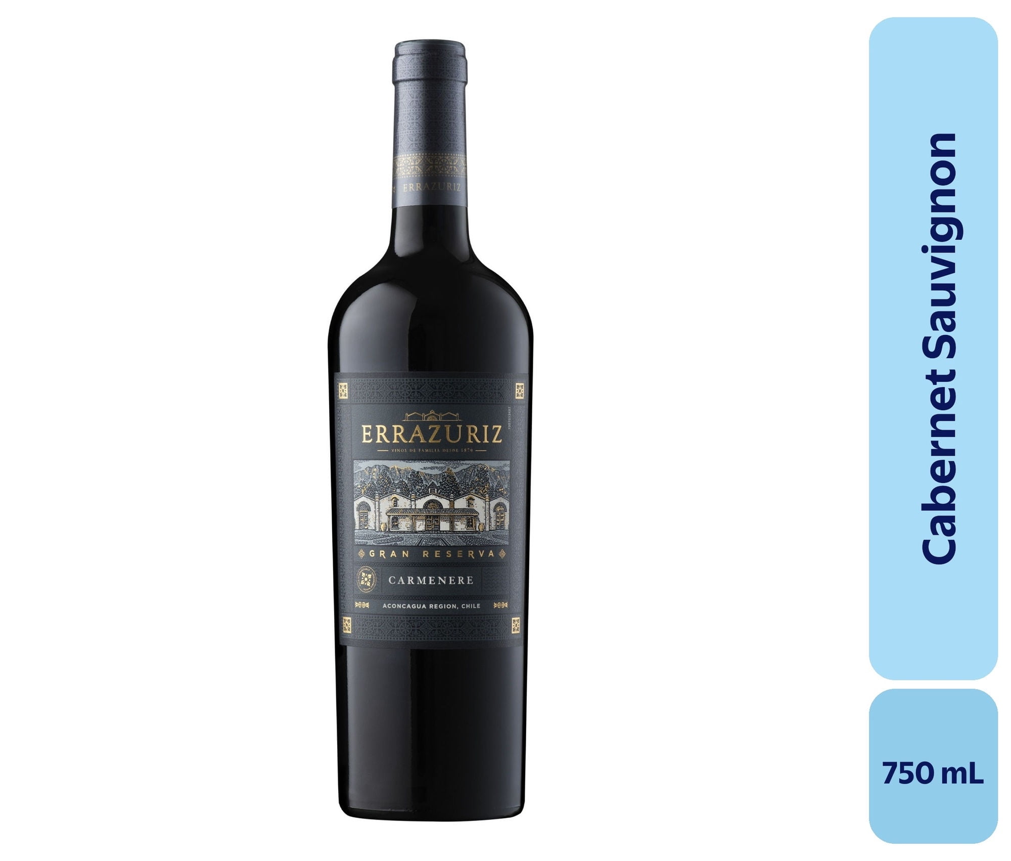 Vino Cabernet Sauvignon Botella 750 mL Errazuriz