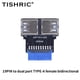 thumbnail image 1 of Motherboard 19PIN IDC To 2 Ports USB 3.0 Type C Riser Card USB C Hub Adapter Connector For Mouse USB WIFI Dongle U Disk Converter, 1 of 3