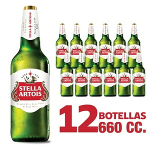 Cerveza Stella Artois, Botella Pack X12 660 Cc