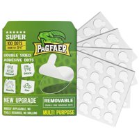 Pegatinas Con Puntos Adhesivos Pagfaer, 100 Unidades, Extraíbles, Transparentes E Impermeables