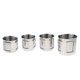 thumbnail image 2 of 4 piezas de acero inoxidable tazas de agua tazas de camping al aire libre de viaje, 2 of 3
