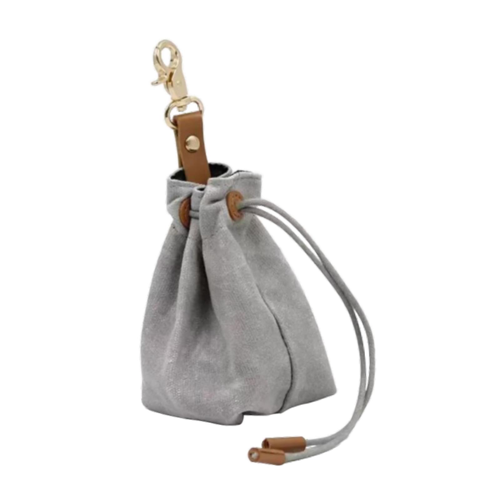 Magideal - Búfalo De Perros, Bolsa Para Perros, Paquete De Almacenamiento De Juguetes Portátiles De Dibujo, Entrenamiento De Cachorros Para Entrenamiento De Cami Gris