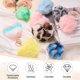 thumbnail image 4 of Llavero Pom Pom Uxcell Suave Lindo Esponjoso Anillo de Corazón con Pinza de Langosta Llavero de Corazón de Piel de Conejo Artificial Negro, 4 of 7