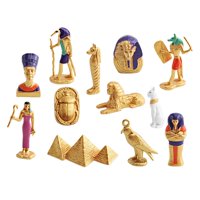 Bothyi - 12 Figuras Del Antiguo Egipto Para Escritorio, Regalo De Cumpleaños, Juego De Rol