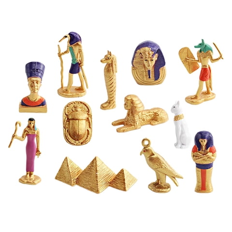Bothyi - 12 Figuras Del Antiguo Egipto Para Escritorio, Regalo De Cumpleaños, Juego De Rol