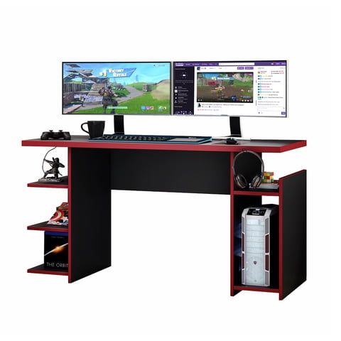 Home Mobili - Escritorio Gamer Boku Negro/Rojo