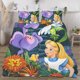 thumbnail image 3 of Alice In Wonderland 3-Piece Bedding Set For Kids Boys Girls Adult Cartoon Warm Cute Fashion Holiday Present Gift Bed Sheets, 3 of 5