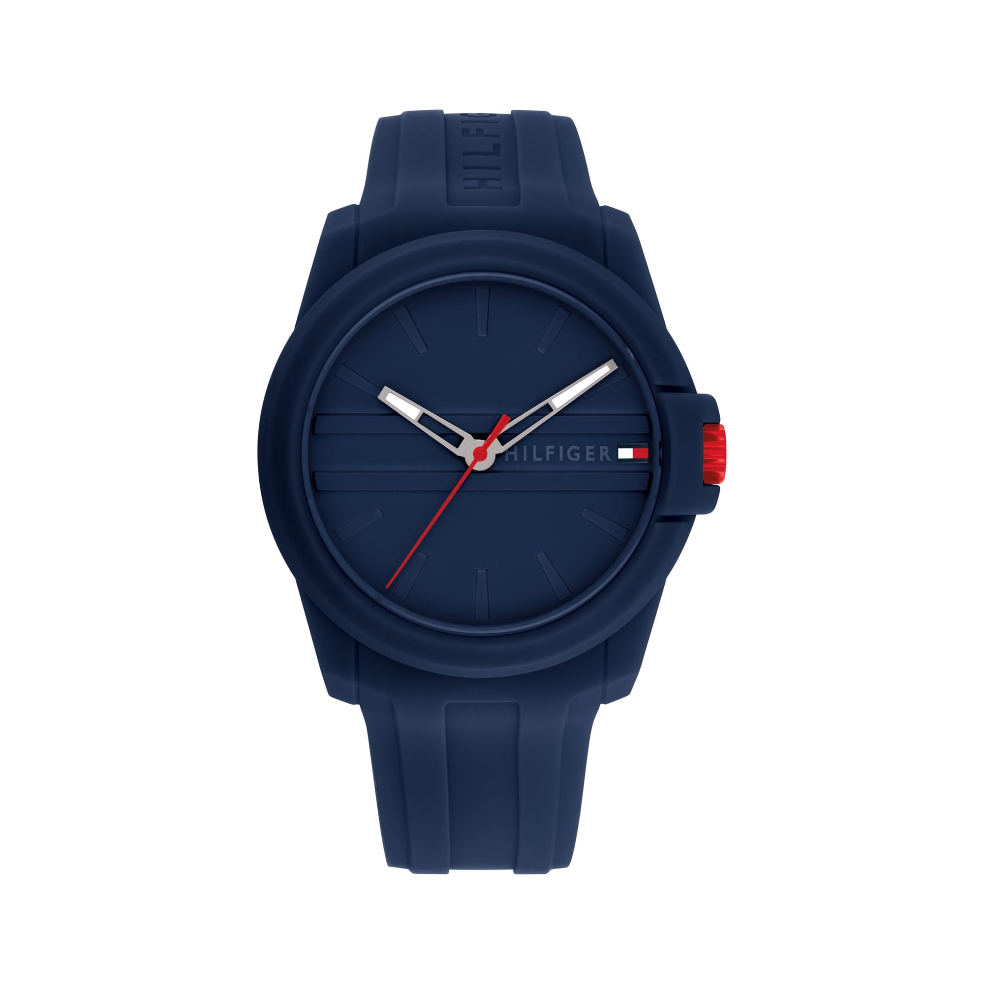 Reloj Tommy Hilfiger Casual 3h Quartz Para Hombre, 44 Mm, Silicona