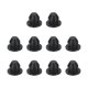 thumbnail image 1 of Tapones de agujero de 10 piezas de 3/16 pulgadas (5 mm) Tapones de botón para agujero de 4.5 mm, tapón de tubo de bloqueo a presión de gel, negro, 1 of 6
