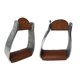 thumbnail image 1 of Estribos Tahoe Tack Adultos de 13 cm con Alivio Angular de Rodilla – Peso Pesado, Estilo Western, 1 of 6