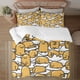 thumbnail image 1 of GUDETAMA 3-Piece Bedding Set For Kids Boys Girls Adult Cartoon Warm Cute Fashion Holiday Present Gift Bed Sheets, 1 of 5