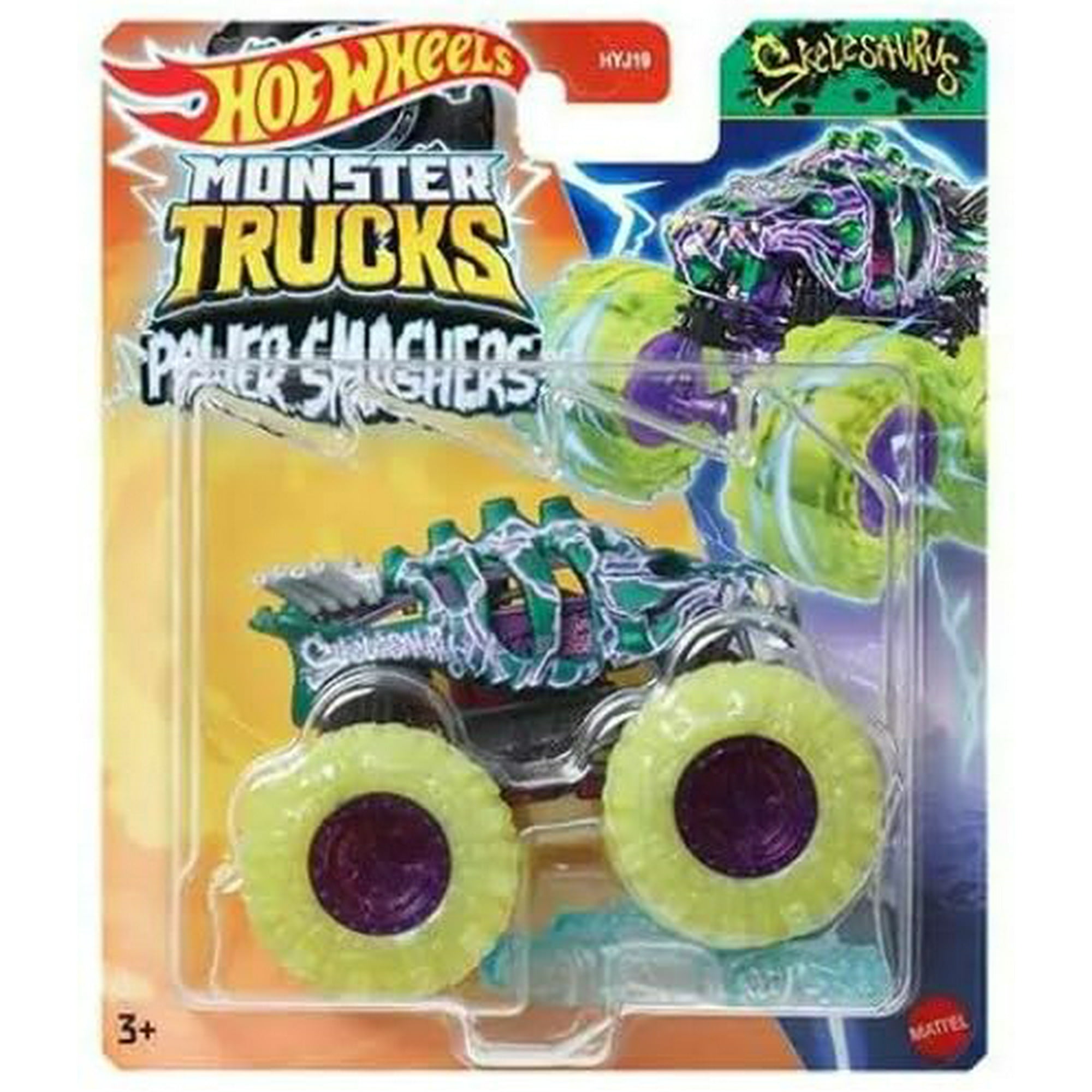Monster Truck Hot Wheels Power Smashers Skelesaurus 2.0 1:64