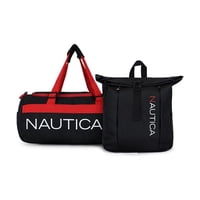 Nautica - Bolso Valar + Mochila Bend Negro