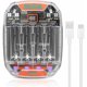 thumbnail image 1 of Cargador Pilas AA AAA DLYPOW 1.5V LiIon 1.2V NiMH NiCD USBC, 1 of 3