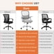 thumbnail image 5 of Silla Sweetcrispy Ergonómica de Malla para Escritorio – Capacidad 113 kg, 5 of 8