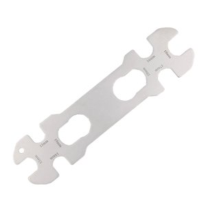 Ioensy - Llave De Buje De Bicicleta Acero Inoxidable 8 Tamaños Llave De Cono Para Ciclismo De Carretera