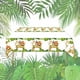 thumbnail image 2 of Mantel safari cumpleaños feliz fiesta verde musgo, 2 of 3