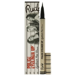 Rude Cosmetics - Lápiz Delineador De Ojos Con Delineador De Ojos De Policía - Casa Grande De Para Mujeres - Delineador De Ojos