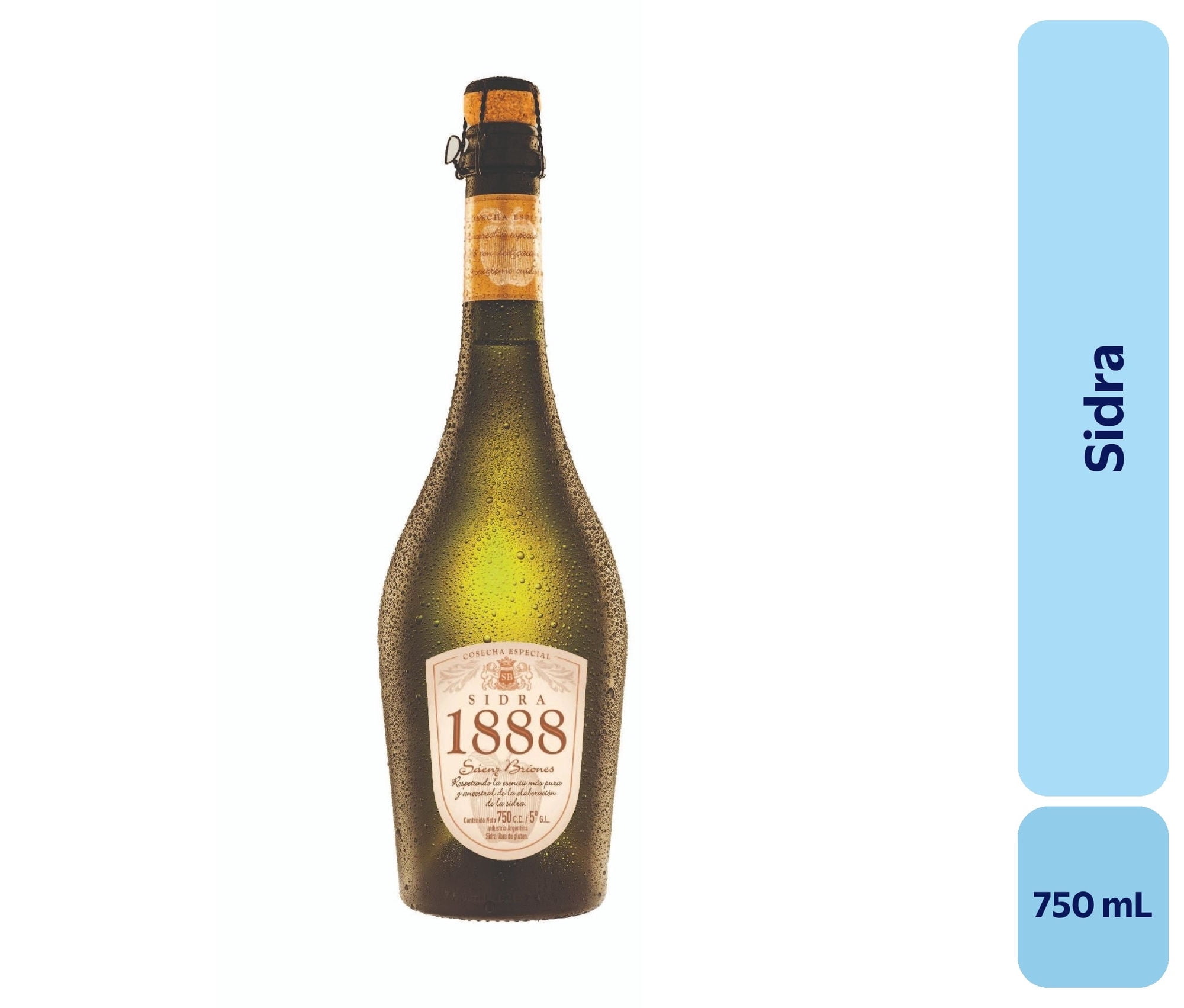 Vino Sidra Botella 750 mL 1888