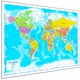 thumbnail image 1 of Póster de mapa del mundo Hambli 61 cm x 84 cm Escribe y borra, 1 of 8