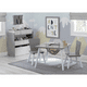 thumbnail image 3 of Set juego de mesa y organizador infantil 6 contenedores Gris/Blanco con almacenaje Delta Children, 3 of 5