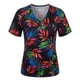 thumbnail image 1 of Delantal Mujer elasticado estampado. - Negro- 2427, 1 of 2