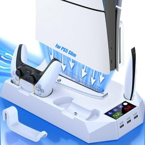 Soporte Vertical Aaronmei Ps5 Slim 2023 Blanco