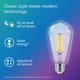 thumbnail image 3 of Bombillas LED Philips, 60 W, ST19, del anochecer al amanecer, paquete de 3, 3 of 7