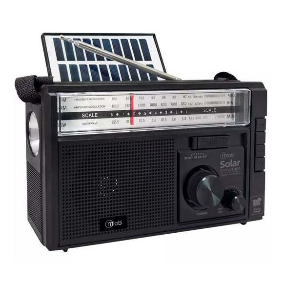 Radio Solar Energy Light 1970s Mlab 09472