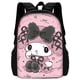 thumbnail image 1 of Cute Kuromi My Melody Sanrios Child Backpacks Boys and Girls Student Birthday Gift School Bags Unisex Camping Durable Rucksack, 1 of 3