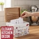 thumbnail image 5 of Caja de recetas SENSORY4U de madera con diseño de flores silvestres, con tarjetas y separadores, 5 of 7