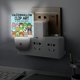 thumbnail image 5 of Squishmallow / Squishmallow Luz nocturna LED con sensor de anochecer a amanecer para dormitorio, baño, pasillo, escaleras - Lámpara LED nocturna de enchufe, 0.5W - 1 pieza, 5 of 6