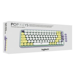 Teclado Mecánico Logitech Pop Keys Lila