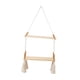 thumbnail image 4 of Estante De Madera De Colgante De Pared De Boho Macrame, 4 of 5