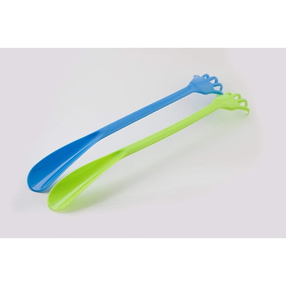 Rascador de espalda y calzador Cotton Fly 50 cm 2 unidades Azul/Verde