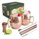 thumbnail image 1 of Vasos De Cobre Moscow Mule Coctel Atelier 500 Ml Set X2, 1 of 3