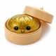 thumbnail image 1 of Pelota antiestrés Squishies Crossunx dumpling dorado con glitter, 1 of 7