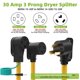 thumbnail image 3 of Portvoi Adaptador divisor Y de 30 A NEMA 10‑30P a 14‑50R/10‑30R, 3 ft, 3 of 9