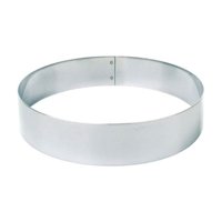 Imahe - Molde Redondo Acero Inox 20 X 4.5 X 1 Mm