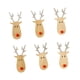 thumbnail image 3 of 6 Piezas De árbol De Navidad Colgante De Madera Con Clips Para Decoración De Fiestas En El Hogar Reno Plateado, 3 of 3