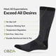 thumbnail image 3 of Calcetines térmicos de invierno COZIA 80% lana merino para hombre y mujer, 3 of 5