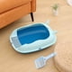thumbnail image 2 of Caja de arena para gatos grande, antisalpicaduras, semicerrada, para gatos, jaula pequeña para gatitos, arenero, suministros para gatos, 2 of 5