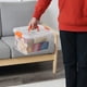 thumbnail image 3 of Set De 3 Cajas de Almacenamiento de Plastico Con Tapas, 3 of 5