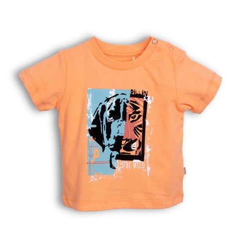 Polera Bebe Niño Naranjo Pillin