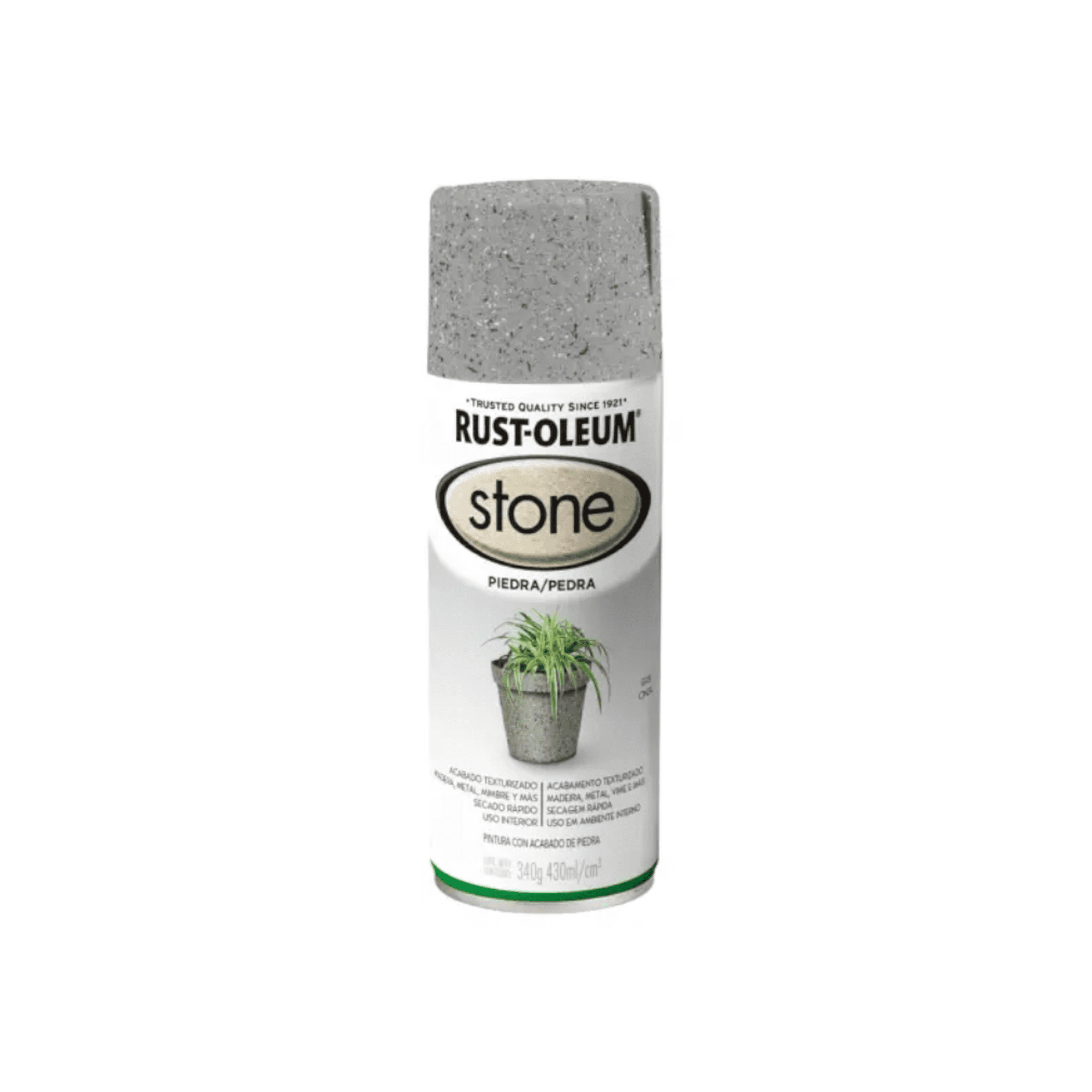 Rust Oleum - Pintura Efecto Piedra Texturizado Rust-oleum Color Gris 340g