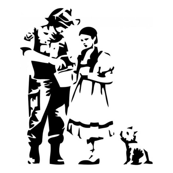 Decomural Dorothy Toto Oz Banksy WS-34482