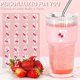 thumbnail image 4 of Vaso de vidrio AiHeart Inicial 590 ml Rosa, 4 of 7