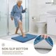 thumbnail image 5 of Alfombra de baño Ruggnovea 150 × 61 cm azul de microfibra lavable, 5 of 6