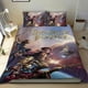 thumbnail image 1 of Planeta del Tesoro Conjunto de sábanas temático, trío de piezas, cómodo y amigable con la piel, diseño único, regalo de decoración para el hogar para familiares, amigos y fans, 90 cm * 190 cm, 1 of 6