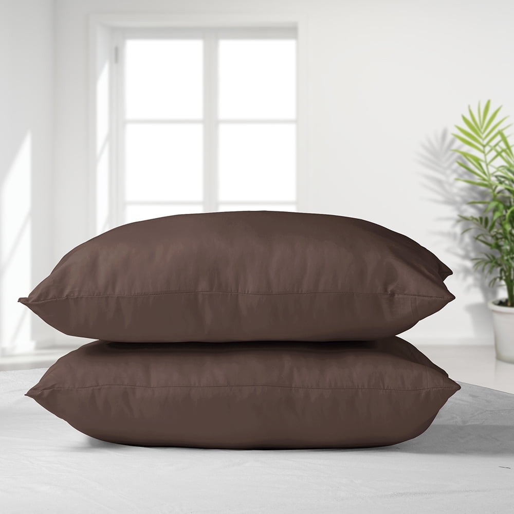 Masel - Set 2 Almohadas Premium Eco Colores 50x70 Chocolate